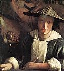 Young Girl with a Flute by Johannes Vermeer